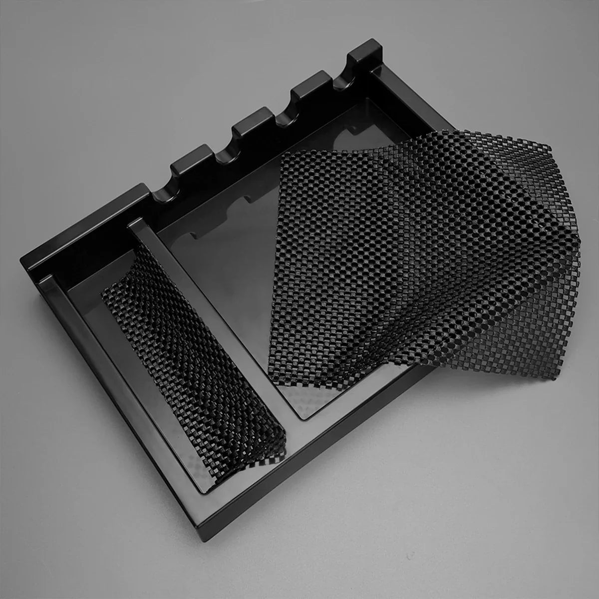 Barber Clipper Organizer Tray | Non-Slip Salon Display Box