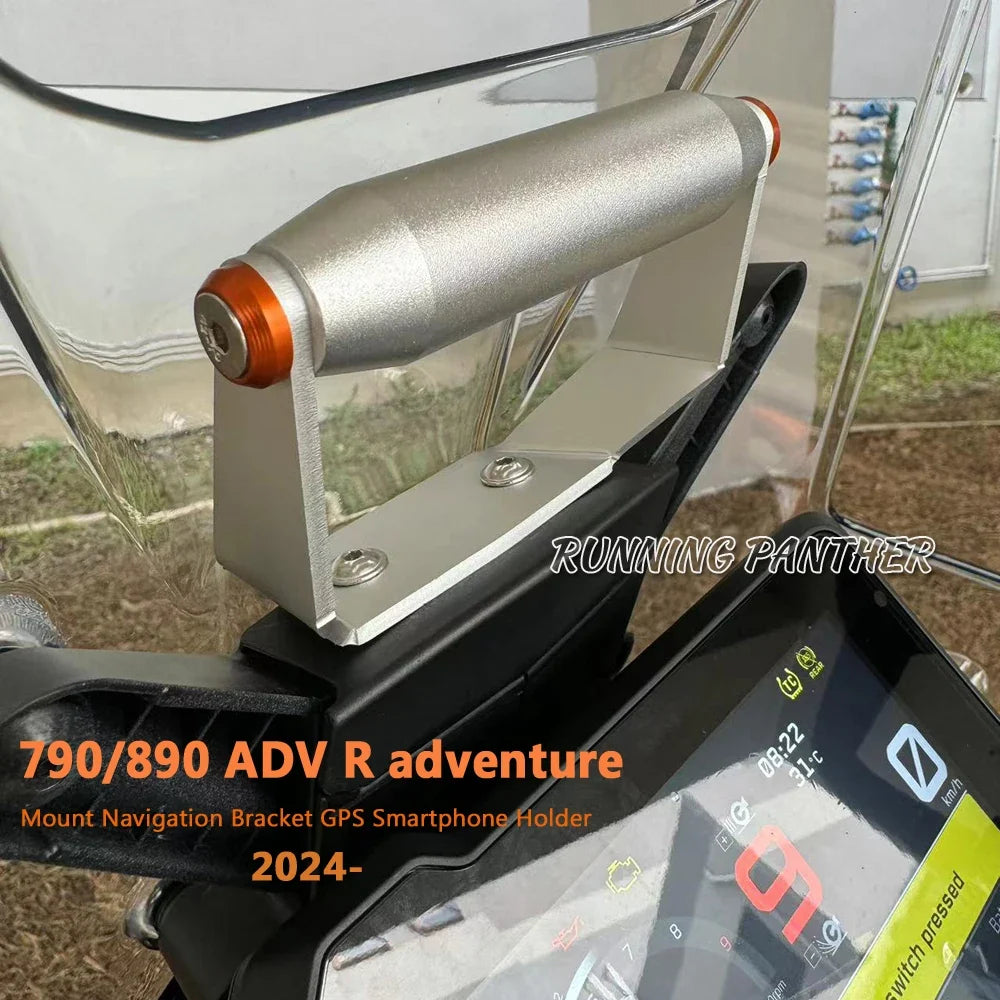 Phone & GPS Mount Bracket for KTM 790/890 ADV 2024+ | Wireless