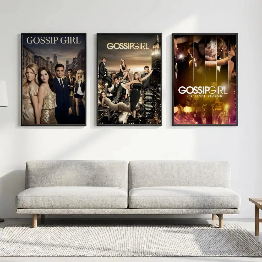 Gossip Girl HD Art Poster – Waterproof Aesthetic Wall Decor