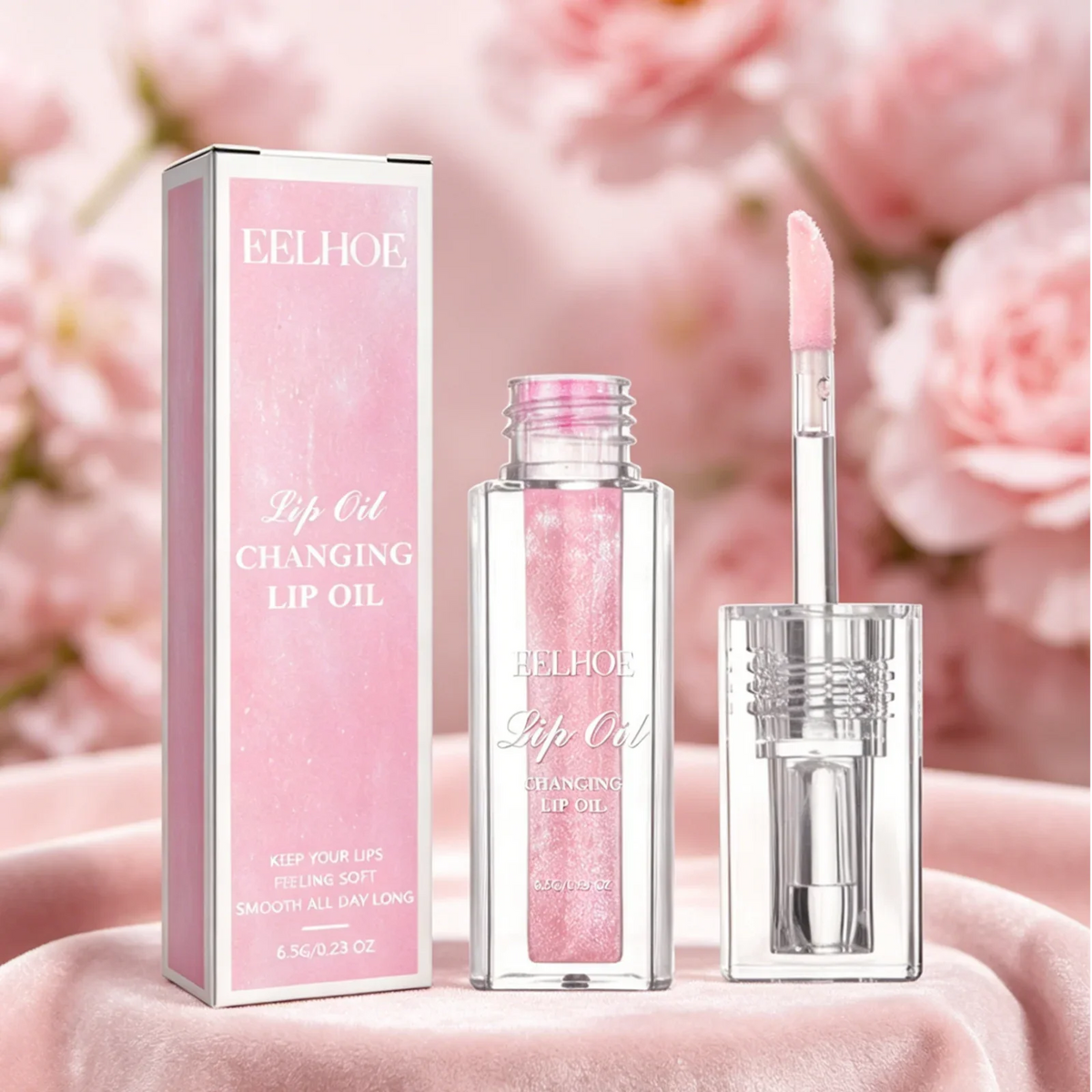 EELHOE Color Changing Lip Oil – Moisturizing Glossy Lip Gloss
