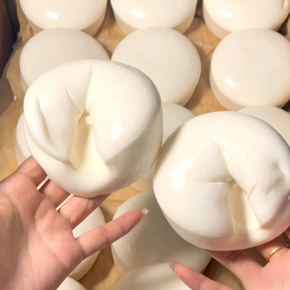Slow Rising Squishy Steamed Bun Fidget Toy – Soft & Sensory