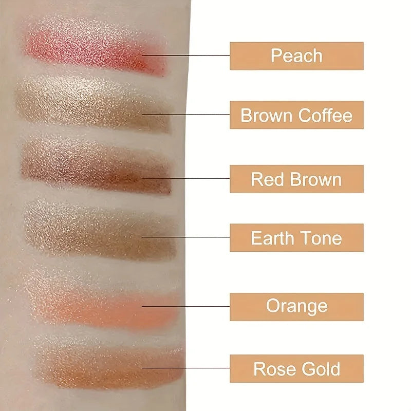 Dual-Color Shimmer Eyeshadow Stick – Waterproof Cream Pencil