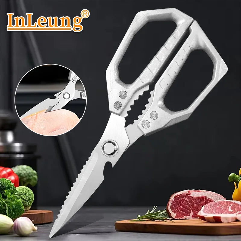 Stainless Steel Kitchen Scissors – Multi-Tool Chicken Shears