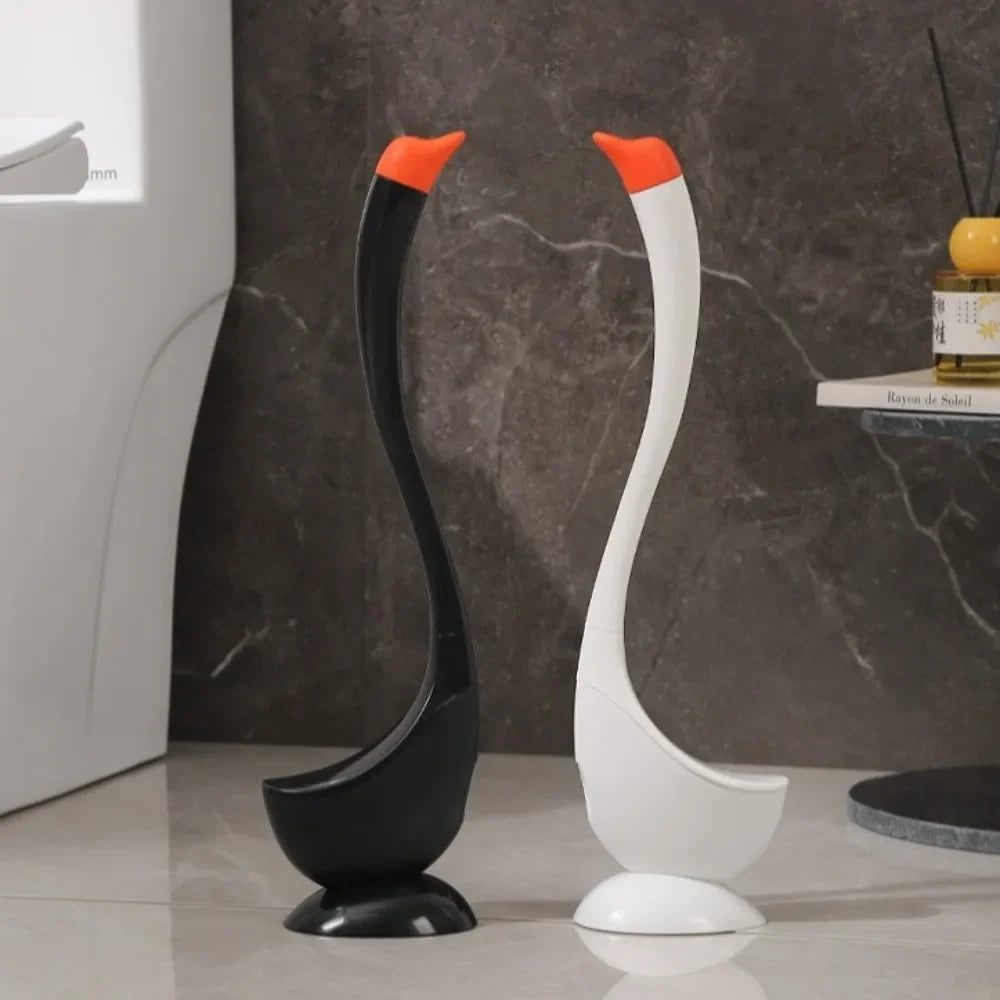 Swan Toilet Brush Set – Cute Long-Handle Bathroom Cleaner