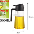 2-in-1 Oil Spray Bottle & Dispenser – 500ml Kitchen Sprayer