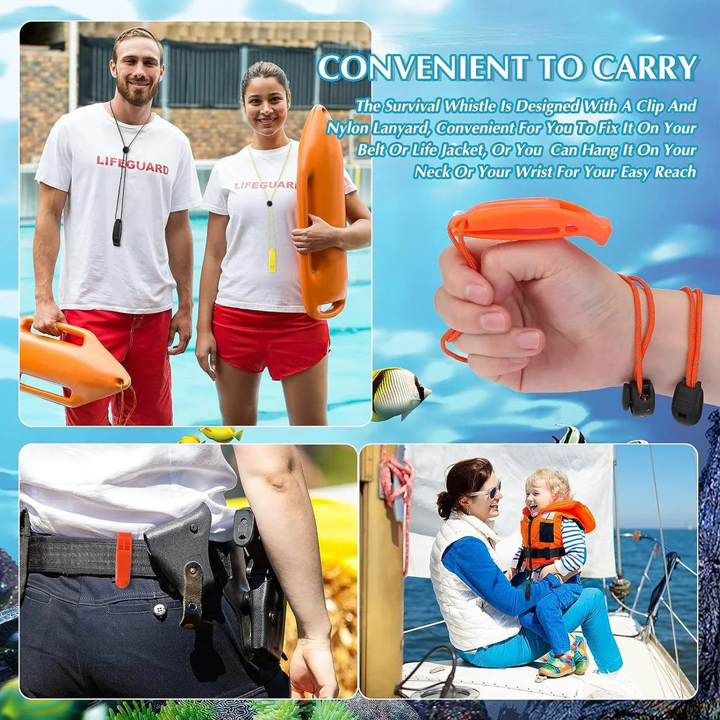 Emergency Whistles Lanyard Safety Kayak Life Jackets Lifeboats