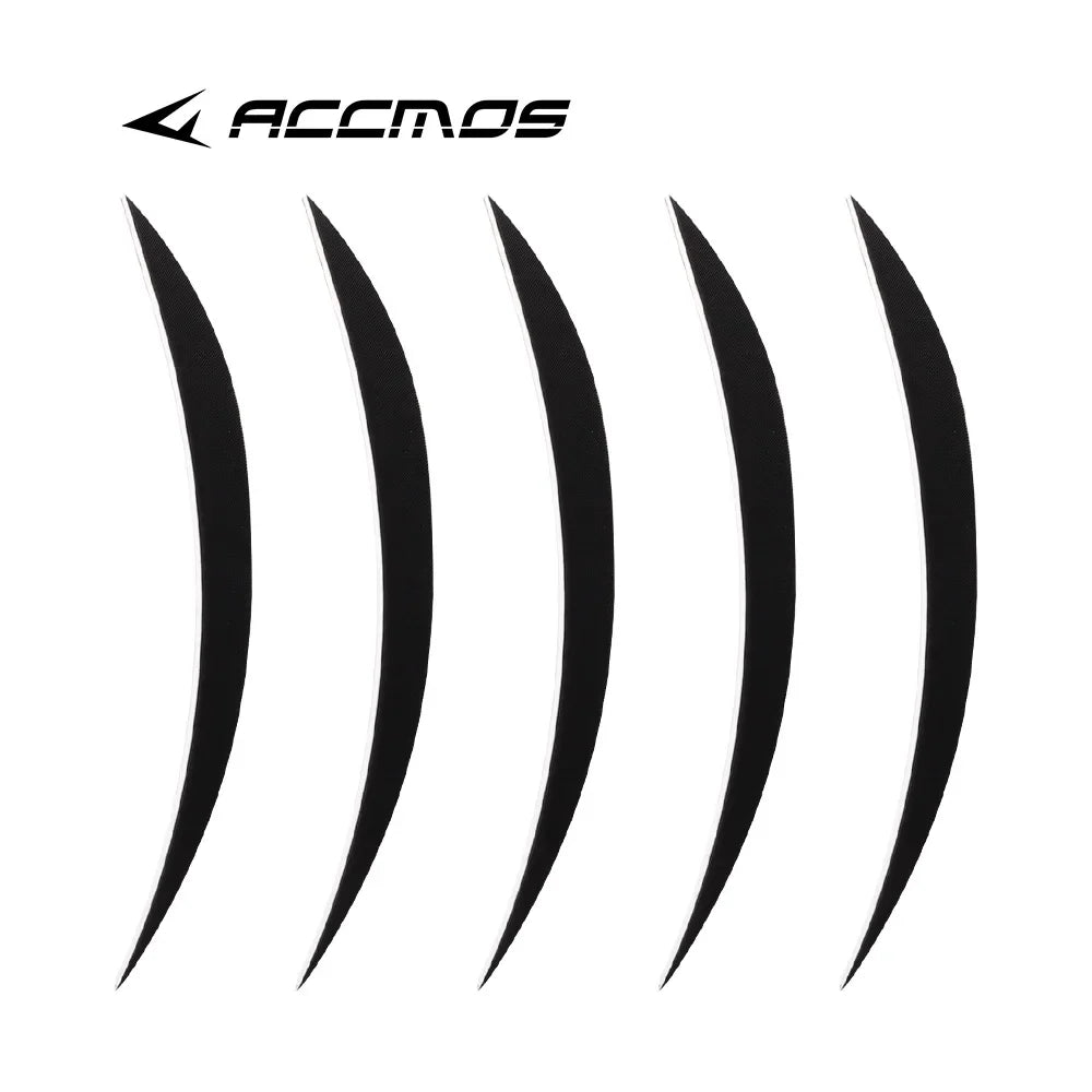 7-inch Feathers White Black Red Arrow Plumas Archery Shafts Hunting