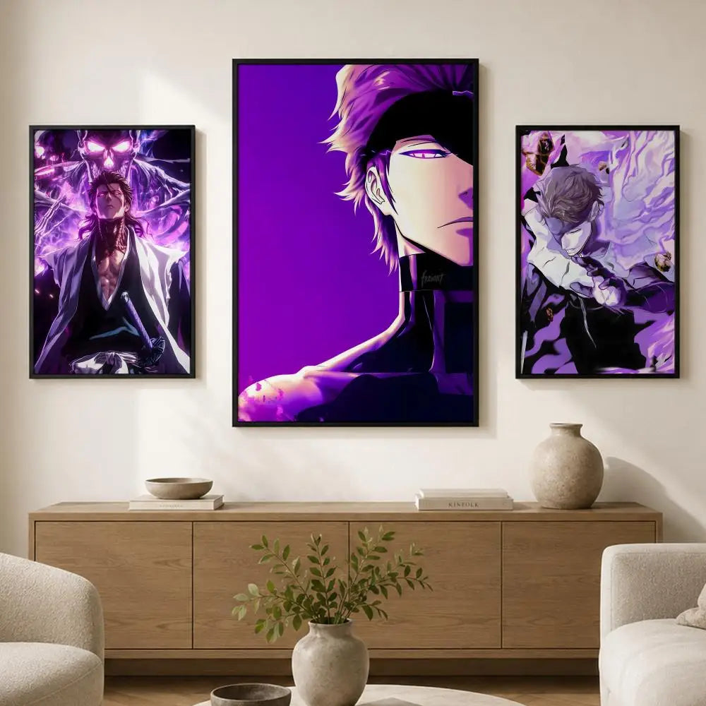 Sosuke Aizen Anime Poster – HD Self-Adhesive Waterproof Wall Art