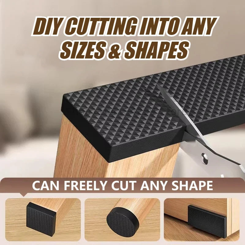 Non-Slip Self-Adhesive Furniture Leg Pads – 6mm EVA Roll