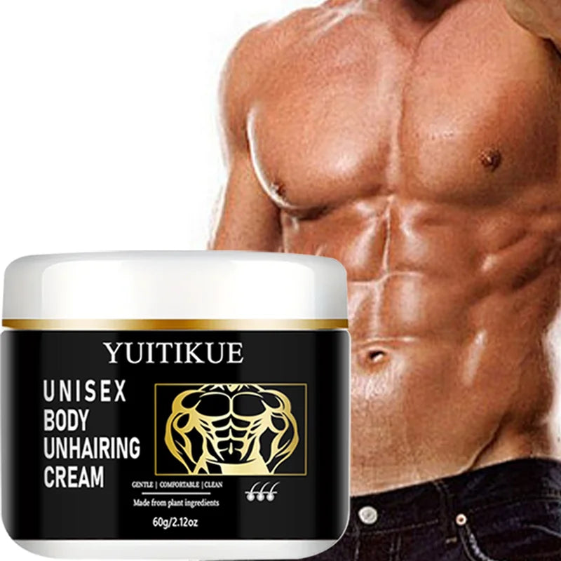 YUITIKUE Unisex Hair Removal Cream – Plant-Based 60g