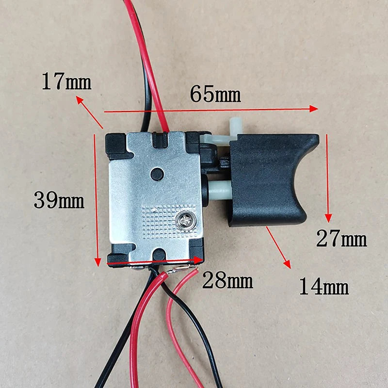 DC Cordless Drill Trigger Switch – Dustproof Speed Control