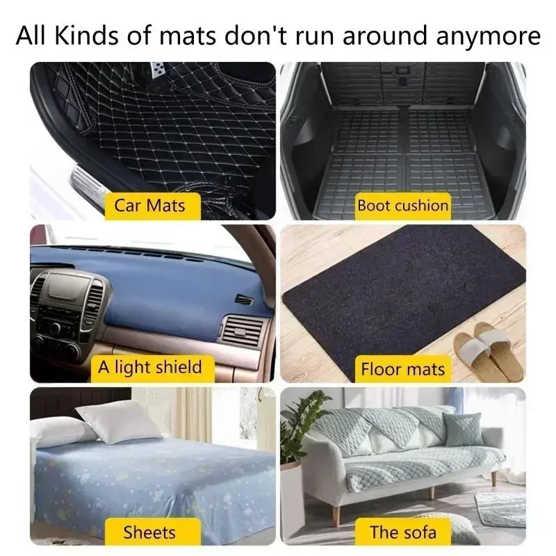 Self-Adhesive Hook & Loop Tape – Car Mats, Carpet & DIY Fastener