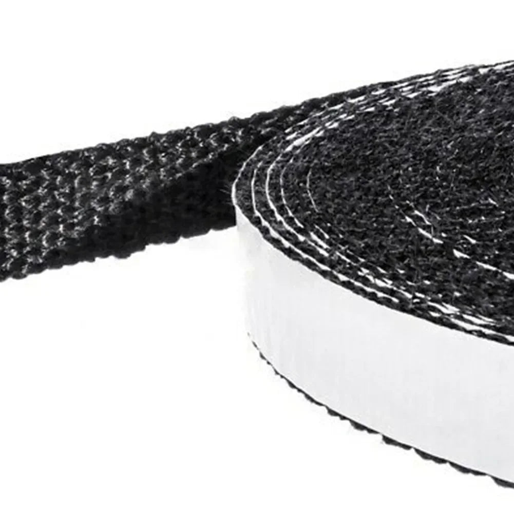 Fiberglass Fireplace Door Seal Rope | Self-Adhesive Gasket 2m