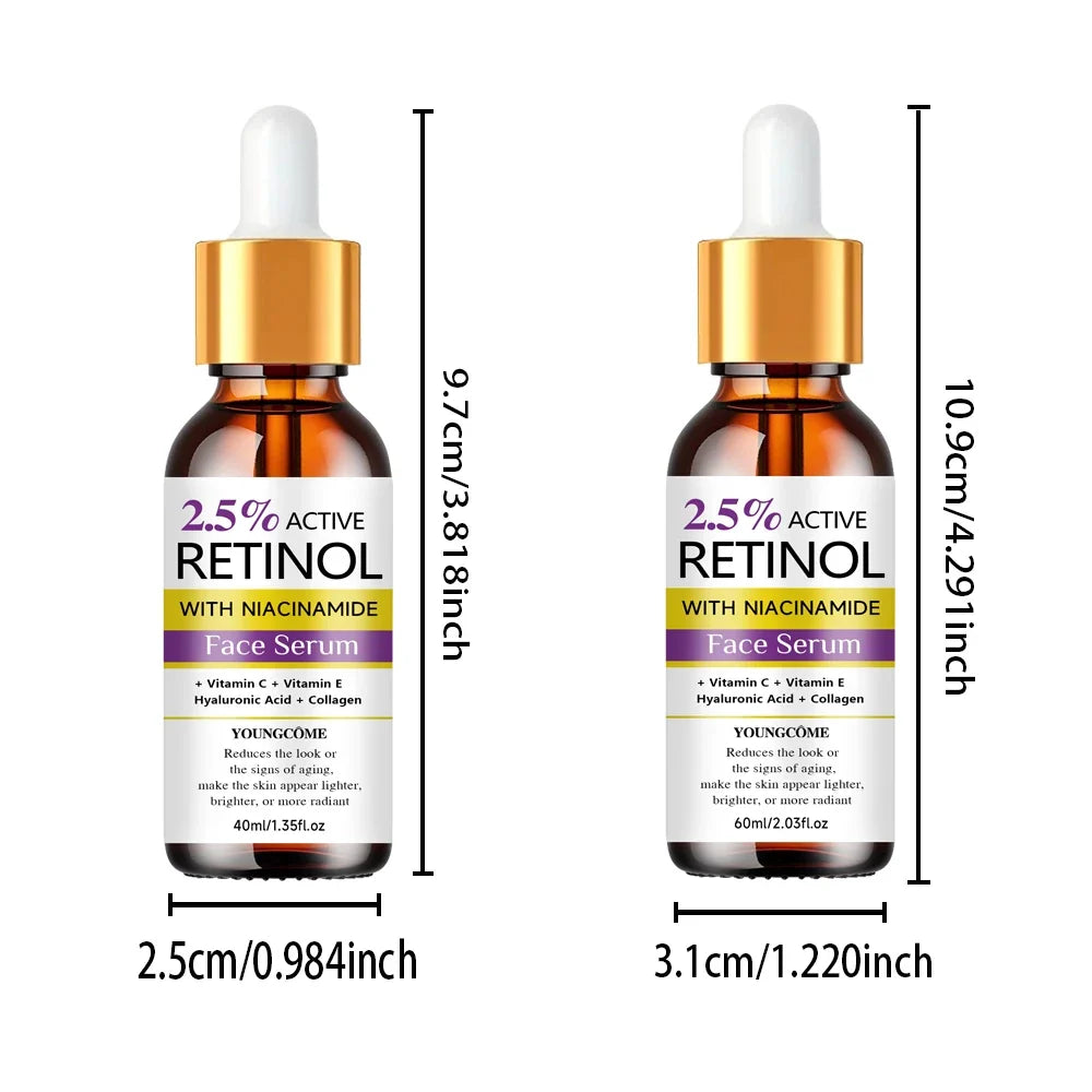 Retinal Face Serum – Niacinamide, Vitamin C/E & Hyaluronic Acid