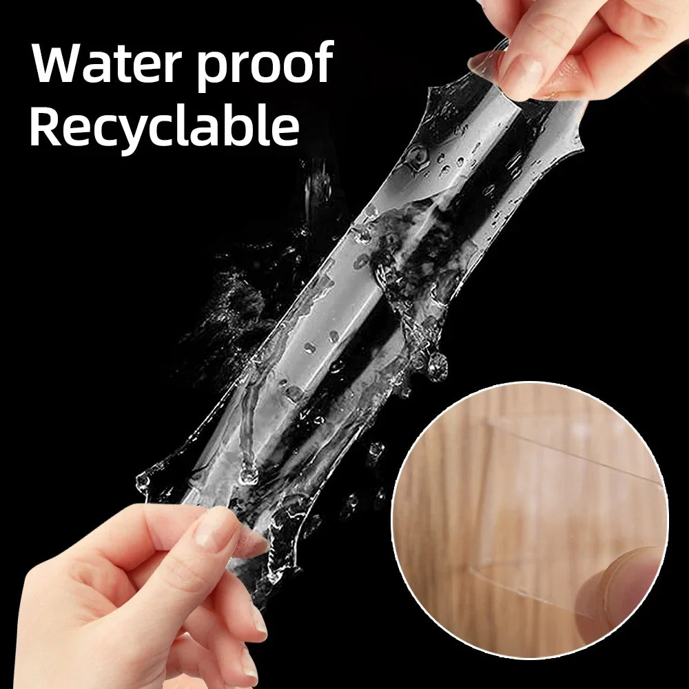 Reusable Nano Double-Sided Tape – Clear, Strong & Waterproof