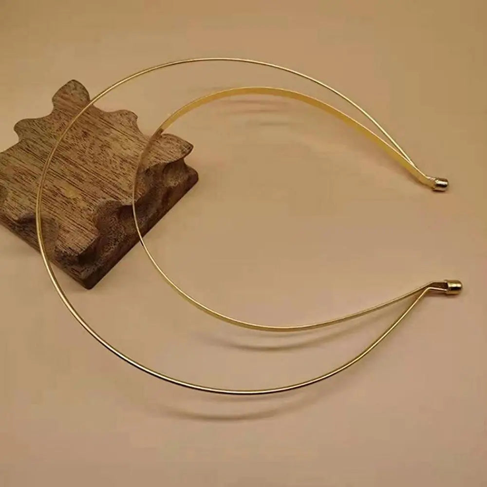 Korean Metal Crown Headband – Multi-Layer Non-Slip Hair Hoop