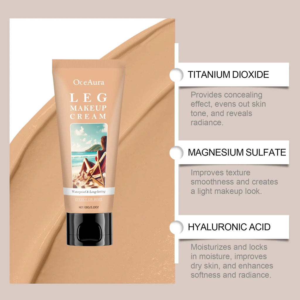 OceAura Waterproof Full Coverage Leg & Body Foundation