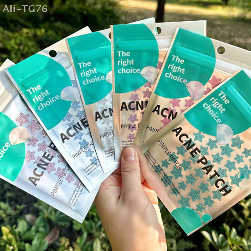 40-Pack Hydrocolloid Acne Patches – Overnight Blemish Dots