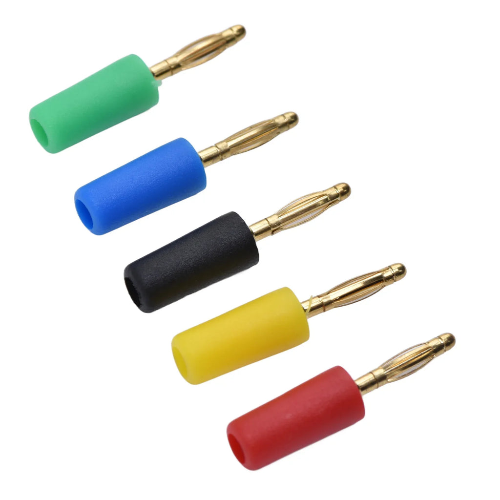 Bananas Connector Gold Plated Copper Easy Installation Banana Plug