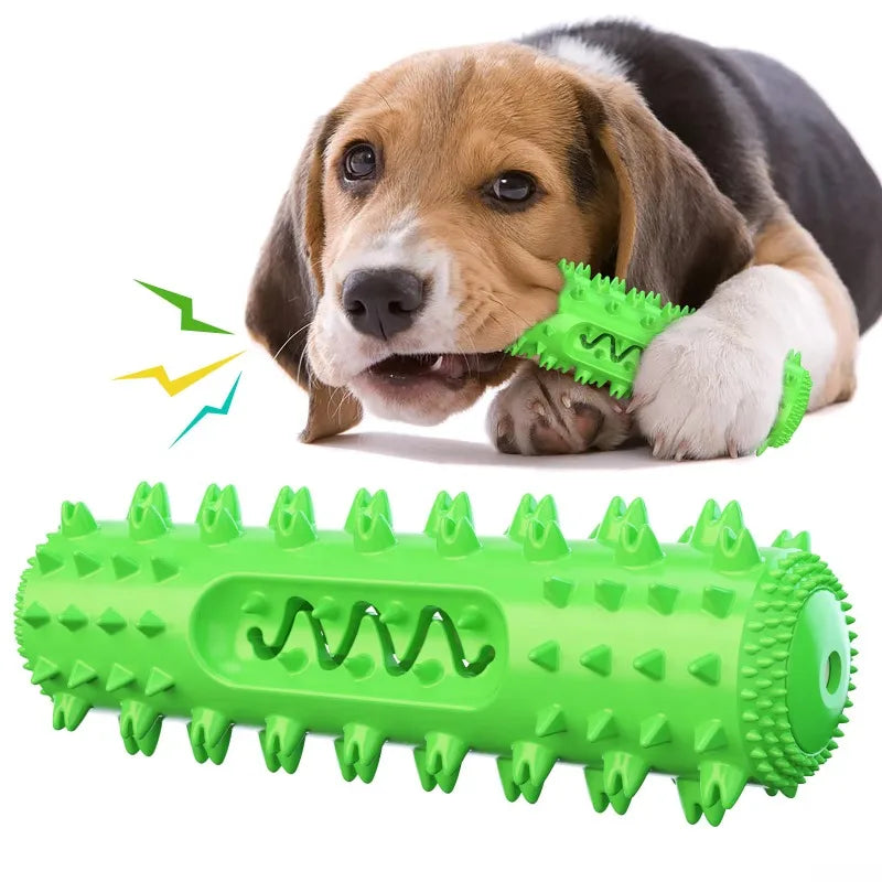 Squeaky Dog Molar Stick – Silicone Treat-Dispensing Chew Toy