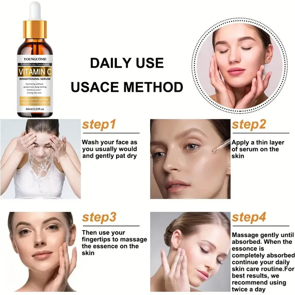 YOUNGCOME Vitamin C Face Serum – Brighten & Hydrate Skin