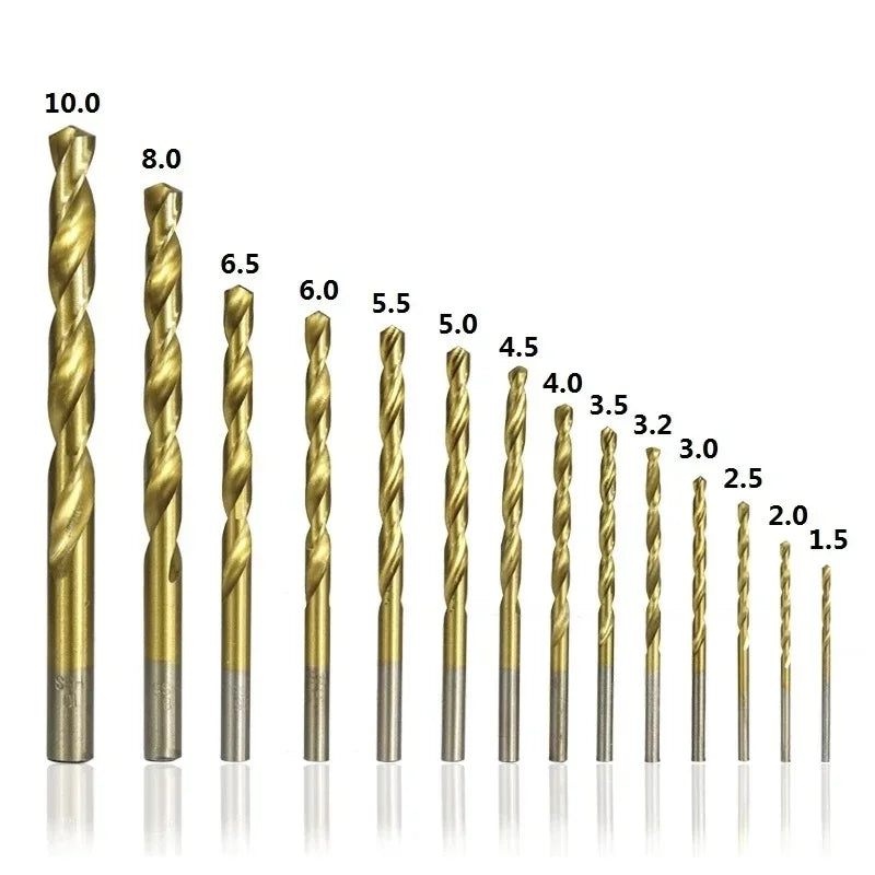 99-Piece HSS Metric Drill Bit Set – Metal, Wood & Plastic
