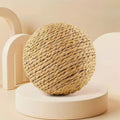 Extra Large Sisal Ball Cat Toy – Chew, Scratch & Teaser Wand