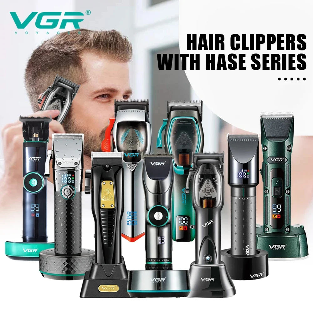 VGR V-256 Men's Hair Trimmer Set | 90-Min Cordless Grooming Kit