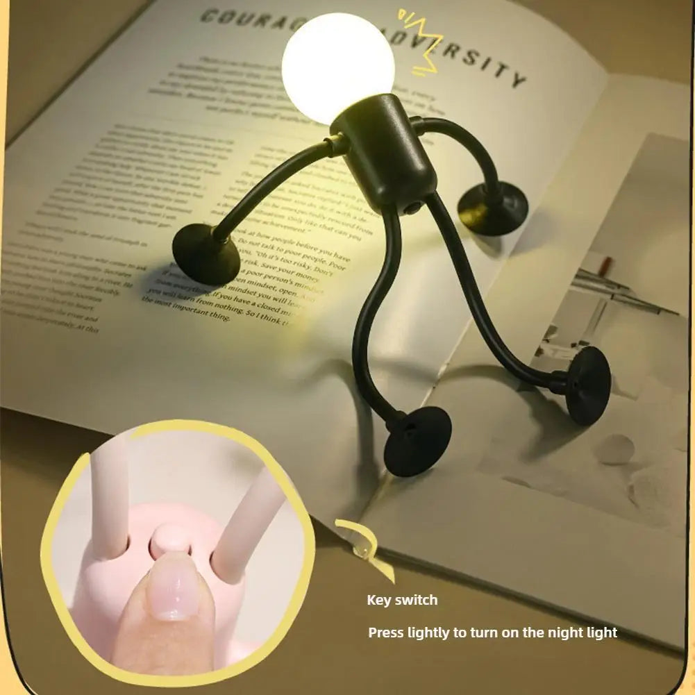 Sportsman Night Light – Poseable Novelty Desk Lamp with Suction Cup
