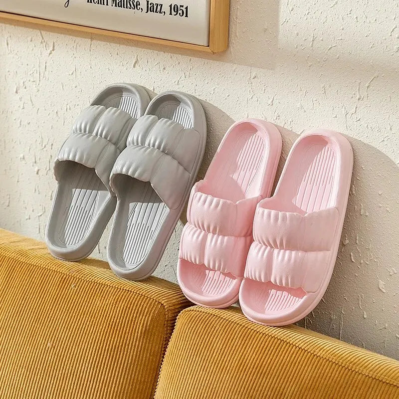 Non-Slip Soft Slippers for Women & Men – 11-Pair Set