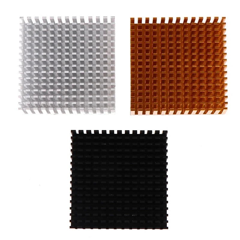 White Black Gold 50 Thermal Conductive Adhesive Aluminum Heatsink