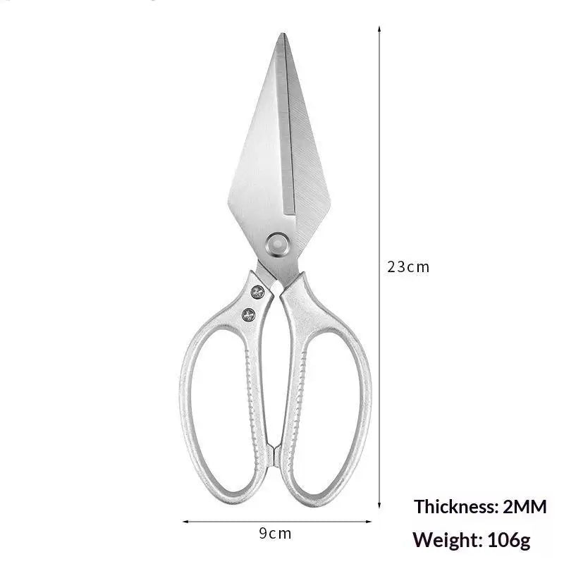 Kitchen Scissors Sharp Thickened Stainless Steel Blades Nonslip