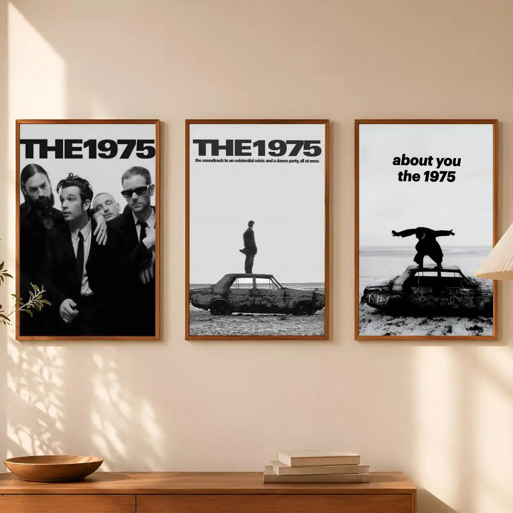 The 1975 Self-Stick PVC Wall Poster – HD Waterproof Wall Art