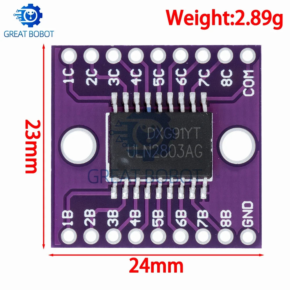 ULN2803A Darlington Array SMD IC – High-Voltage High-Current Driver