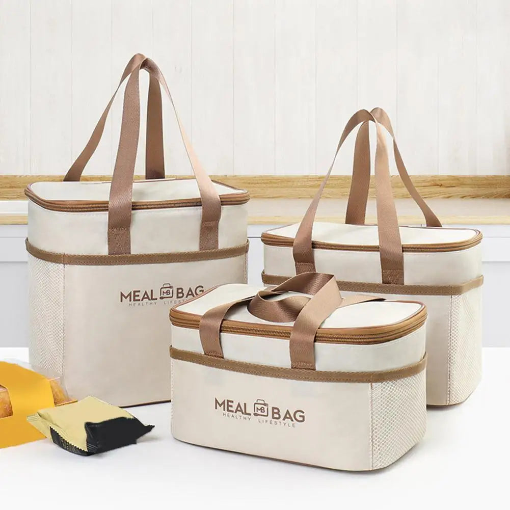 Large Insulated Lunch Tote Bag – Thermal Bento Cooler Bag