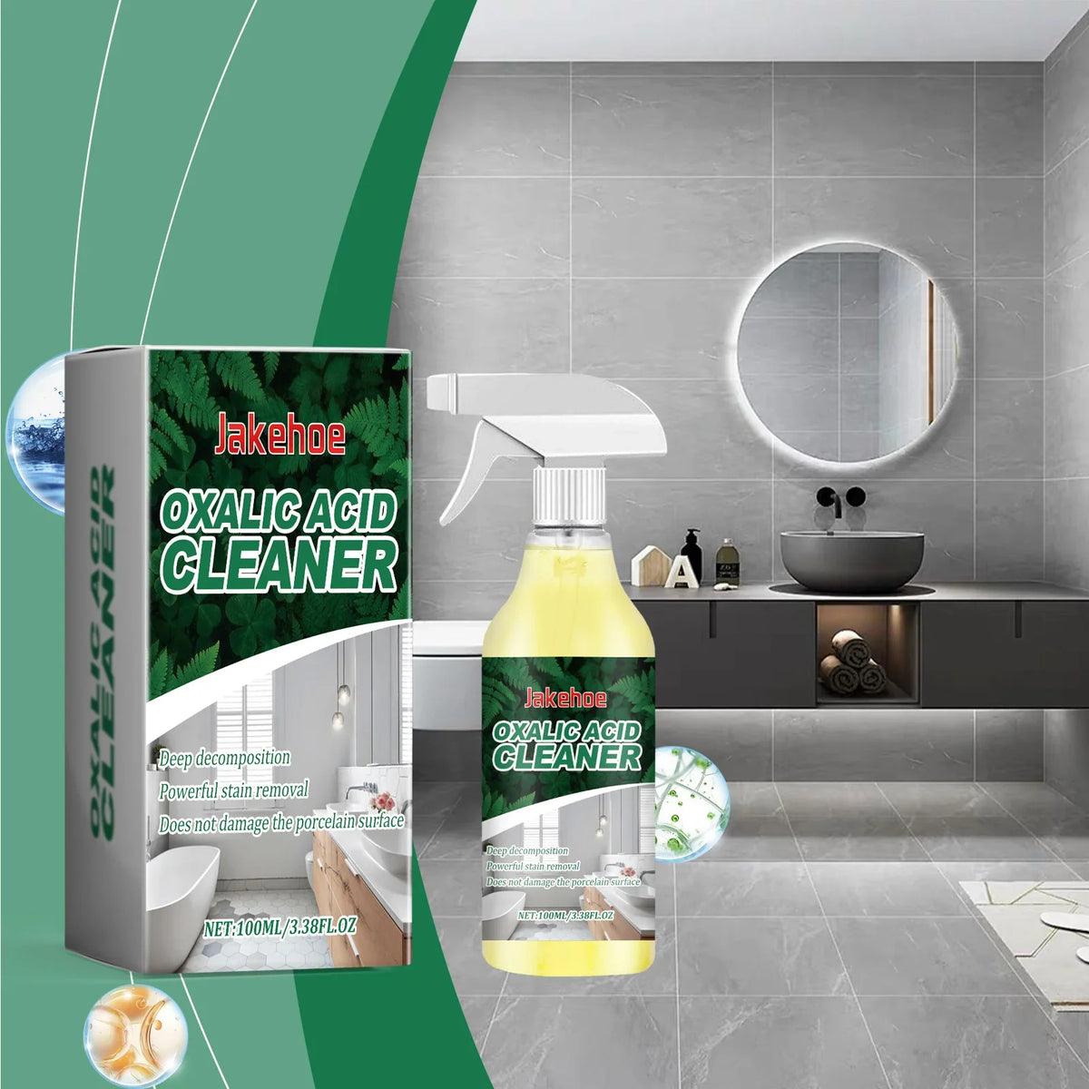Jakehoe Oxalic Acid Toilet Cleaner – Urine & Stain Remover