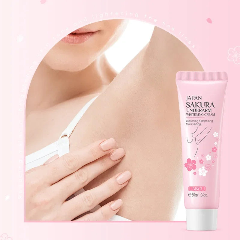 Laikou Sakura Underarm Dark Spot Brightening Cream 30g