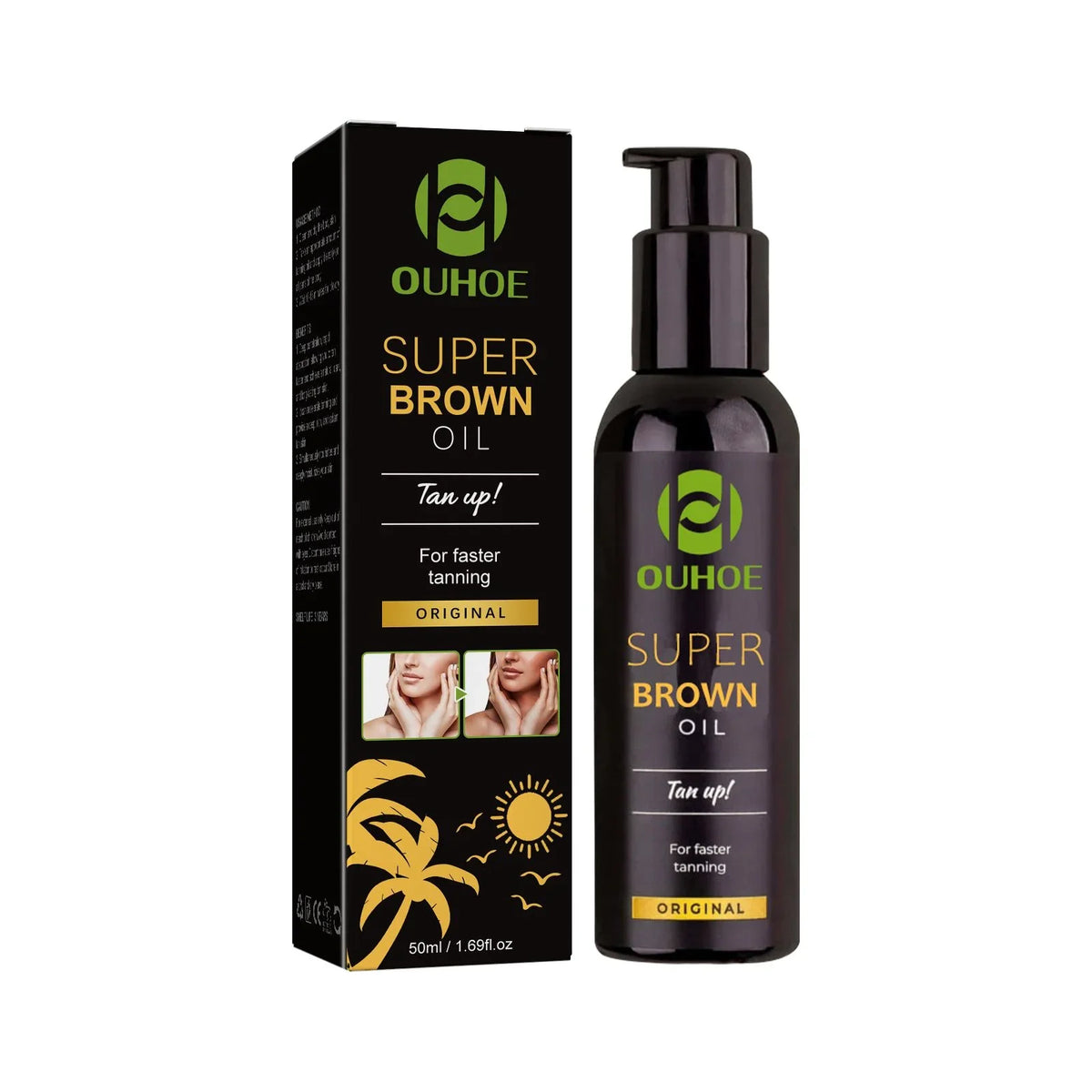 Tanning Oil for Face & Body | Bronze Glow & Moisturizing Self-Tan