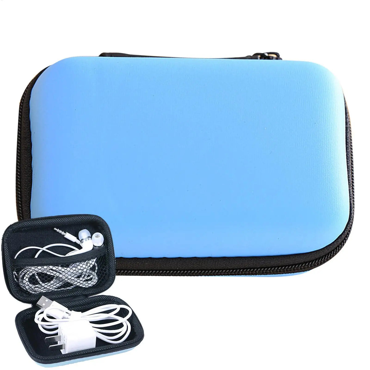 Travel Electronics Organizer Bag – Portable Tech Accessories Pouch