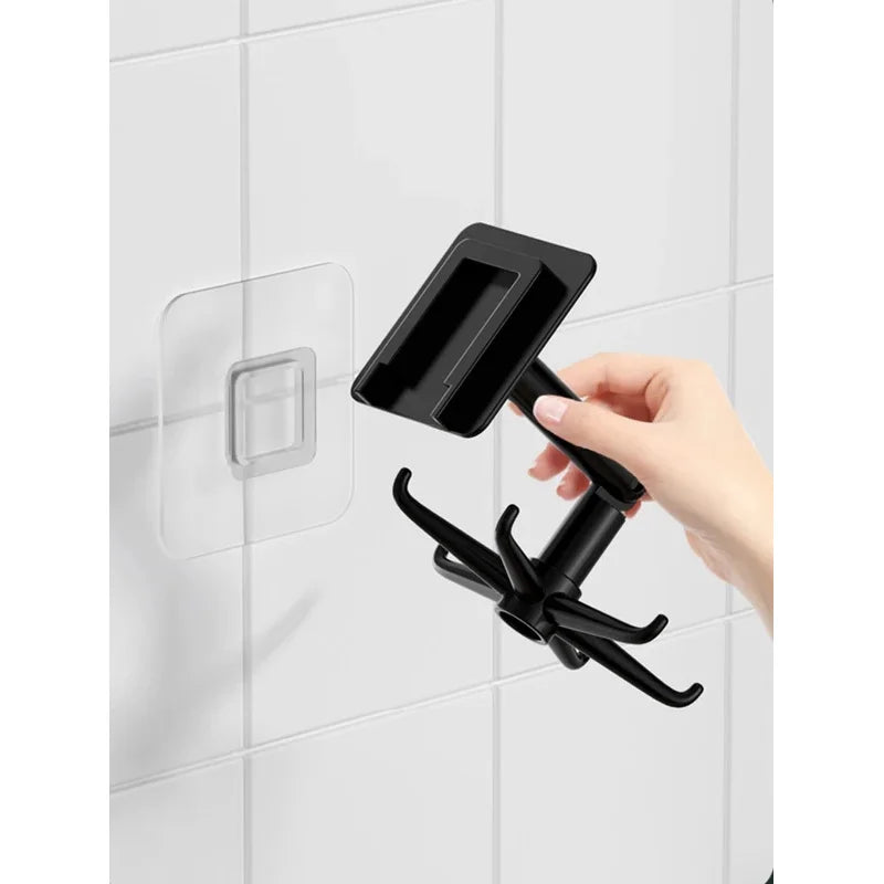 Rotating No-Drill Wall-Mounted Kitchen Hooks Rack | 5/10 Pcs