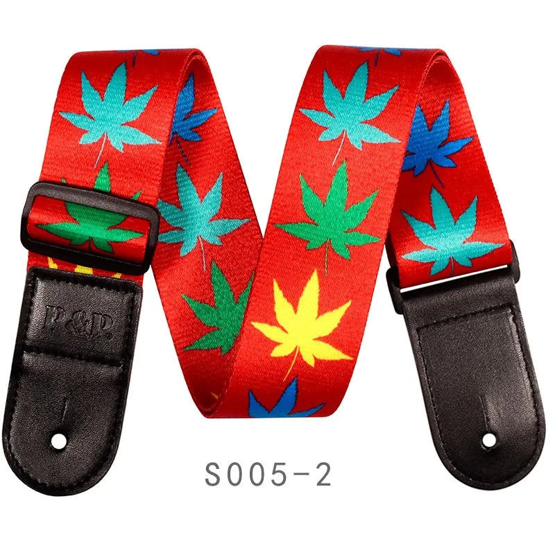 Guitar Strap Heat Transfer Electric Acoustic Universal Shoulder