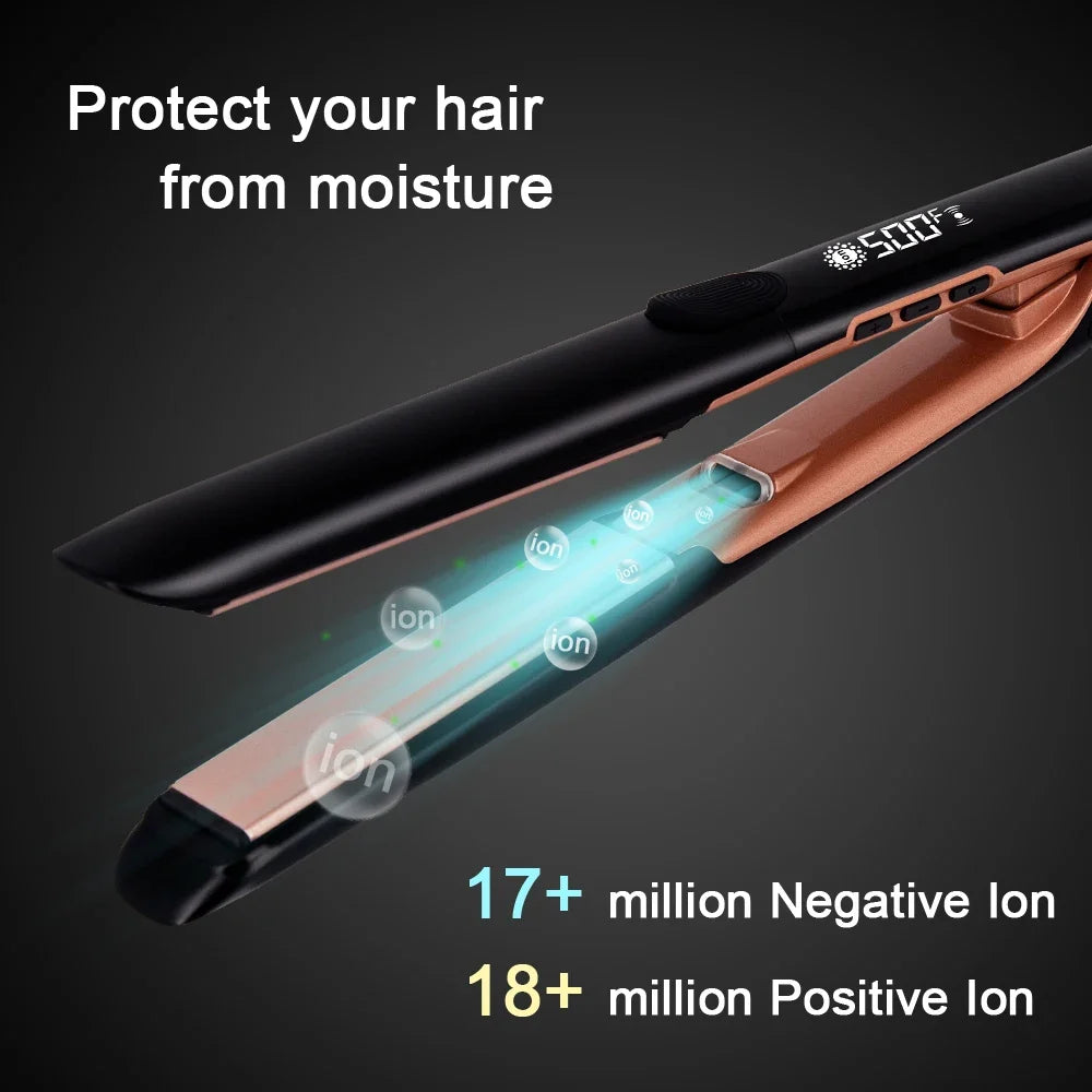 URGGU Plasma Hair Straightener 260°C Ceramic Flat Iron