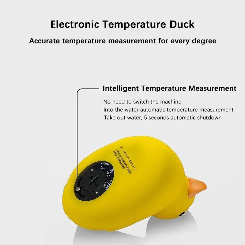 Thermometer Little Yellow Duck Baby Bathtub Shower Water Safe