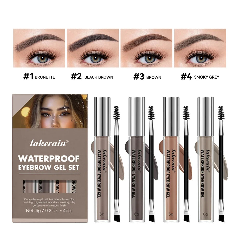 Waterproof Eyebrow Gel – Long-Lasting Tinted Brow Makeup