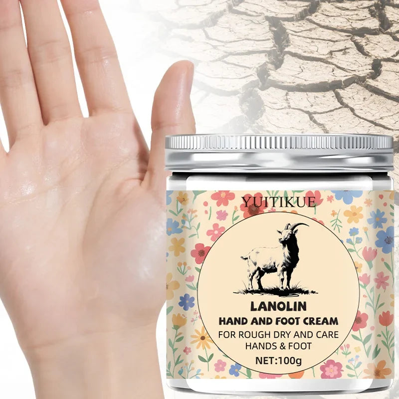 YUITIKUE Lanolin Hand & Foot Cream 100g – Deep Moisture