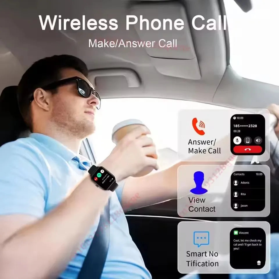2026 Smart Watch Android IOS Phone Screen Bluetooth Answer Call