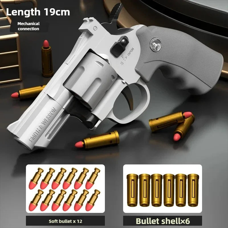 ZP5 357 Soft Dart Revolver Toy Gun – Outdoor CS Battle Game