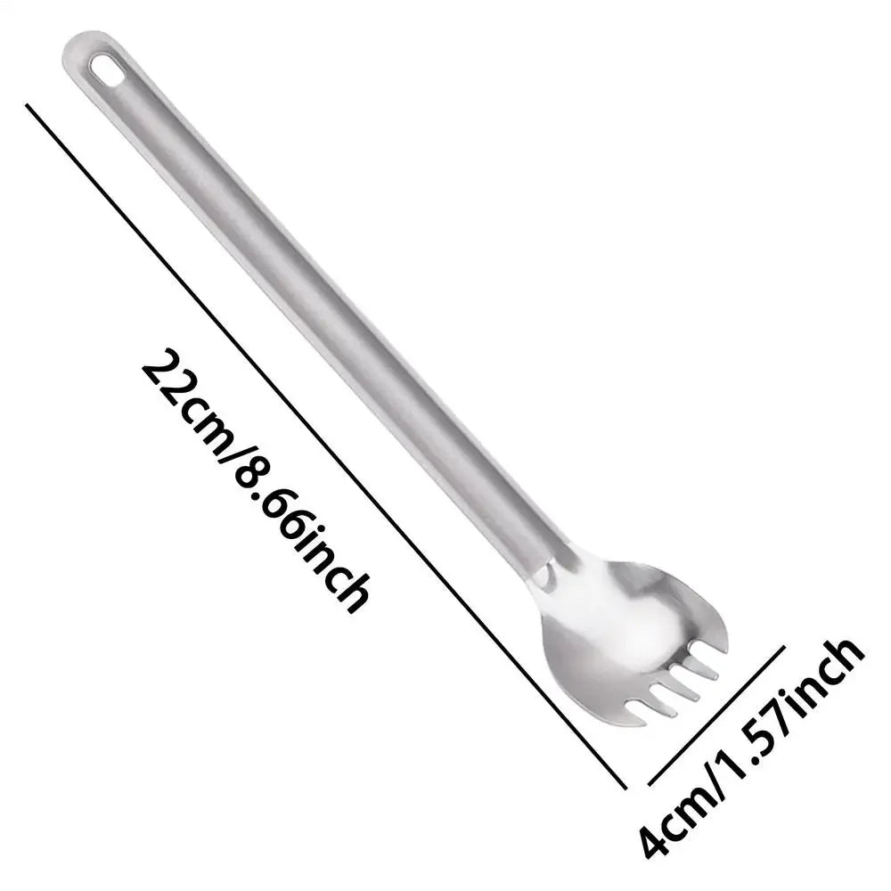 Titanium Alloy Soup Spoon | Camping & Kitchen Utensil, 20g