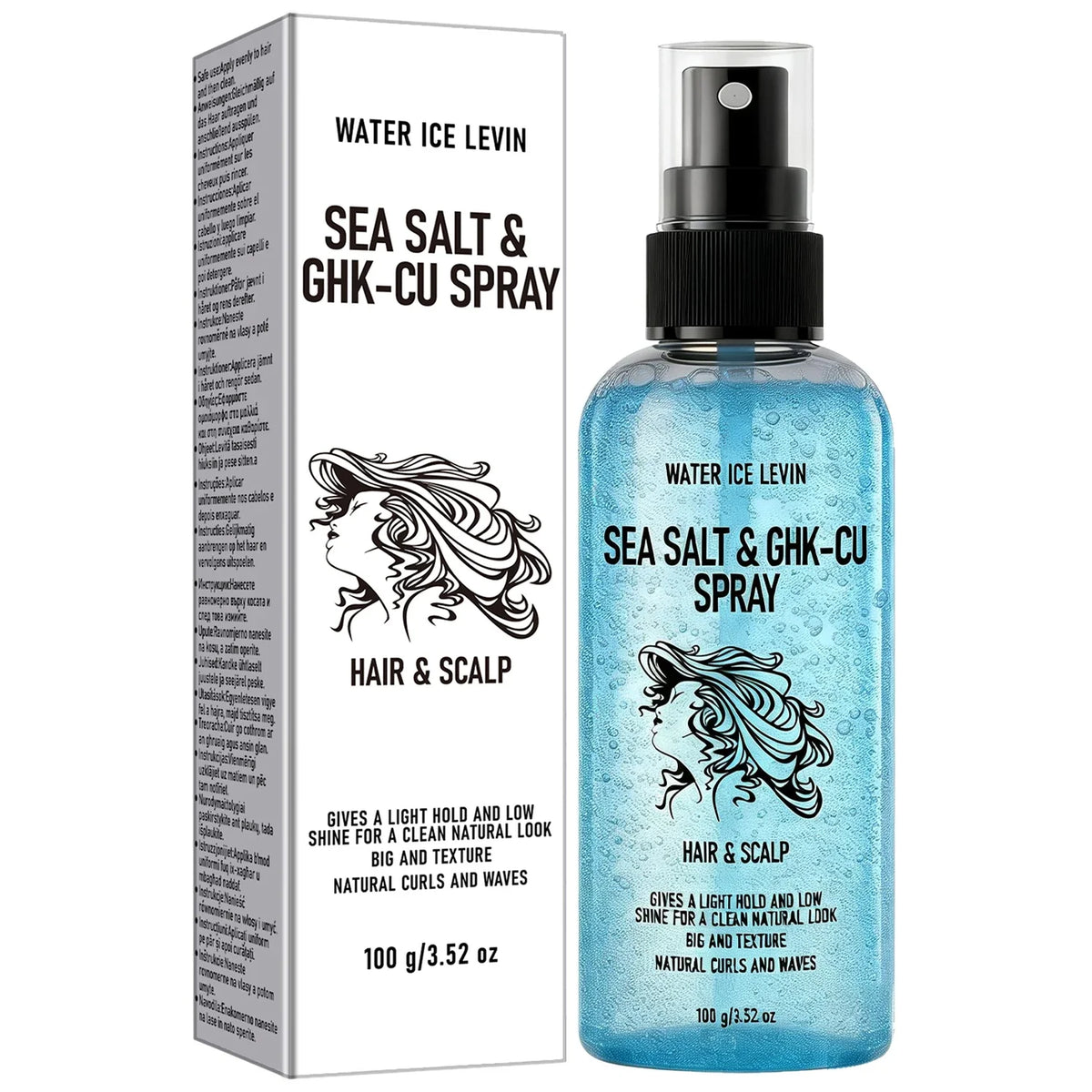 Biotin Keratin Sea Salt Hair Spray – GHK-Cu Curl Enhancer