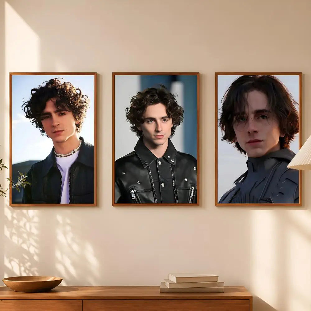 Timothée Chalamet HD Wall Poster – Self-Stick & Waterproof